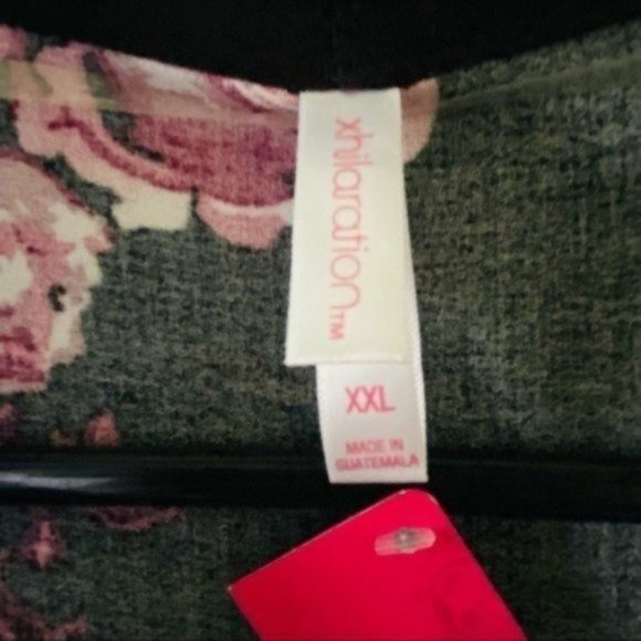 NWT Xhilaration Open Front Floral Kimono Size XXL - Picture 4 of 13
